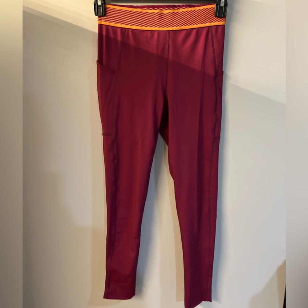 Free People Leggings with Striped Waistband